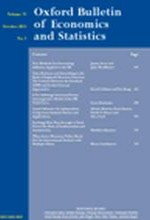 Oxford Bulletin of Economics and Statistics